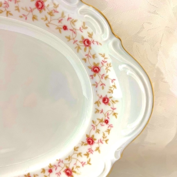 1930’s Mitterteich Bavaria Lady Claire Platter 12.5”  Long x 8 1/4” Wide - Picture 2 of 6